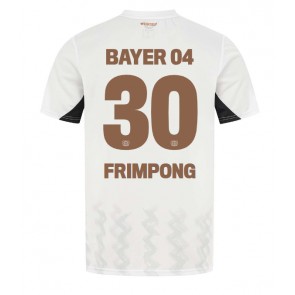 Bayer Leverkusen Jeremie Frimpong #30 Gostujuci Dres 2024-25 Kratak Rukavima